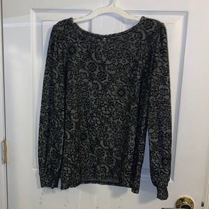 Loft patterned long sleeve shirt